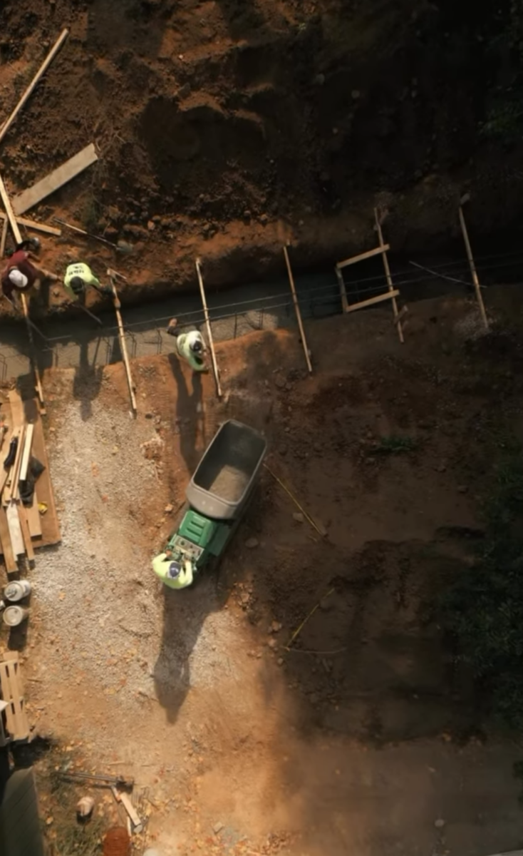 Lotus Building Group Team Working on a Home Foundation