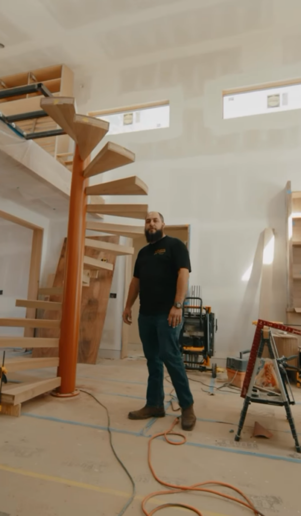Lotus Building Group Contractor Showing Custom Stairs | Nashville